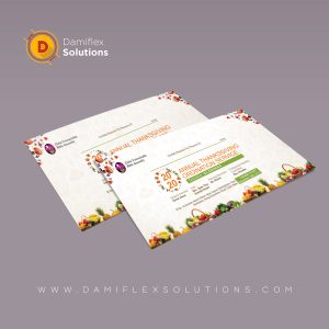 Damiflex Solutions Thanksgiving Invitation Card